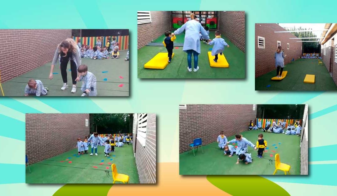 Trabajando la psicomotricidad con los peques de la guardería